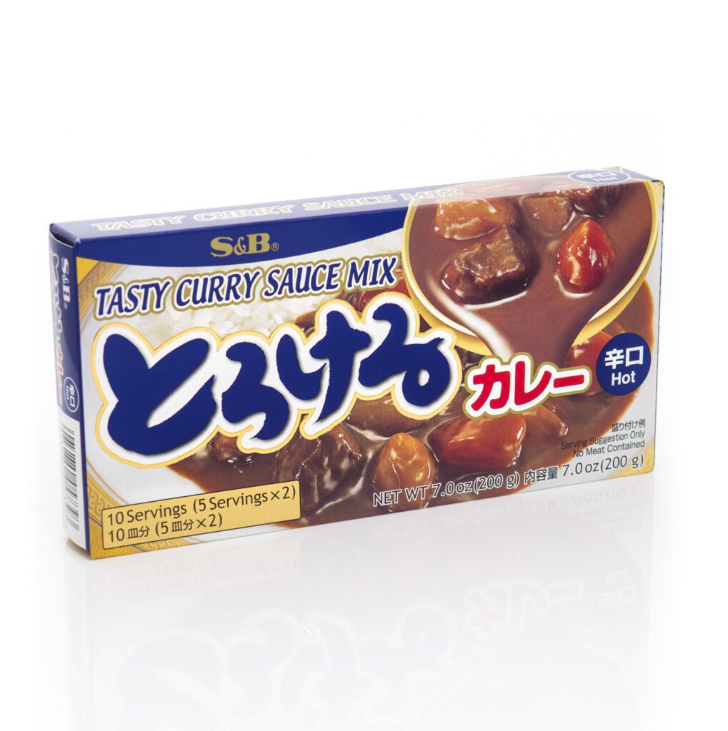 SB Torokeru Curry Hot 200g /60,BF:7.7.2026