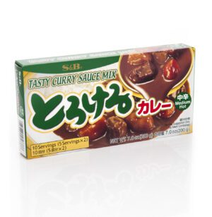 Japansk Curry, 200g, S&B Torokeru Curry, Medium hot