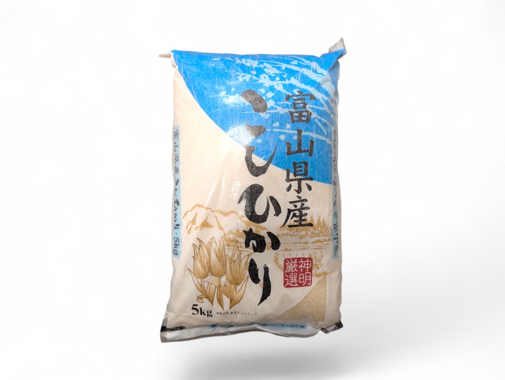 Koshihikari ris från Toyama prefektur i Japan 5 kg