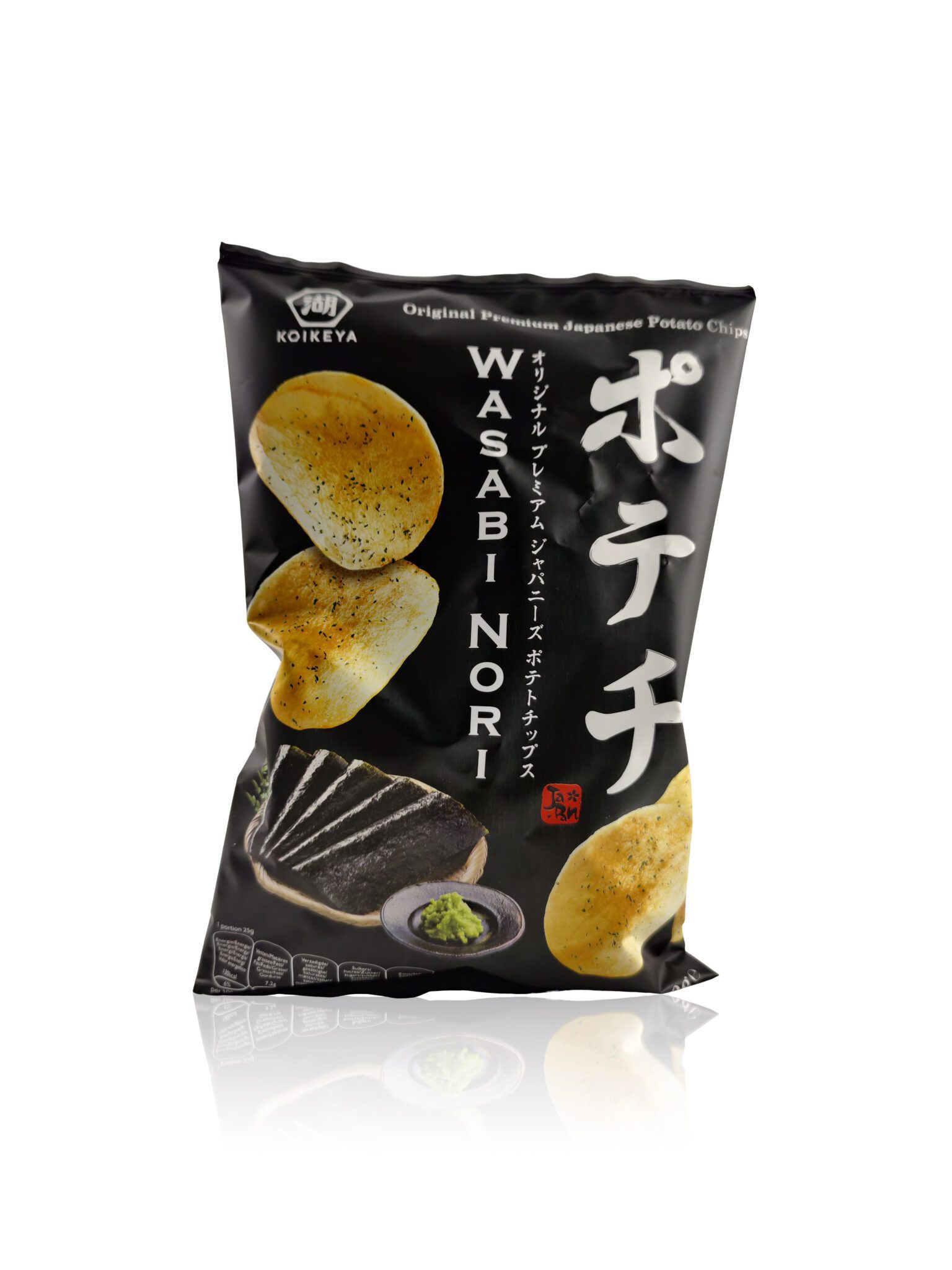 Japanska Chips, Wasabi & Nori, Koikeya, 100g Japansk Mat