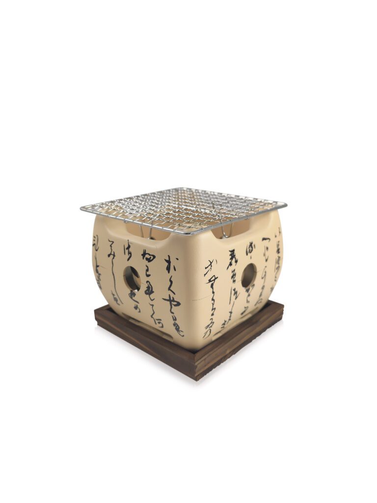 Japansk Bordsgrill, Beige, Metall