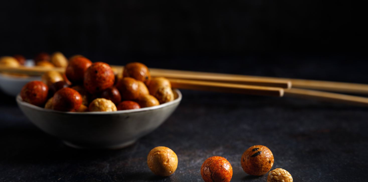 Senbei japanese snack.