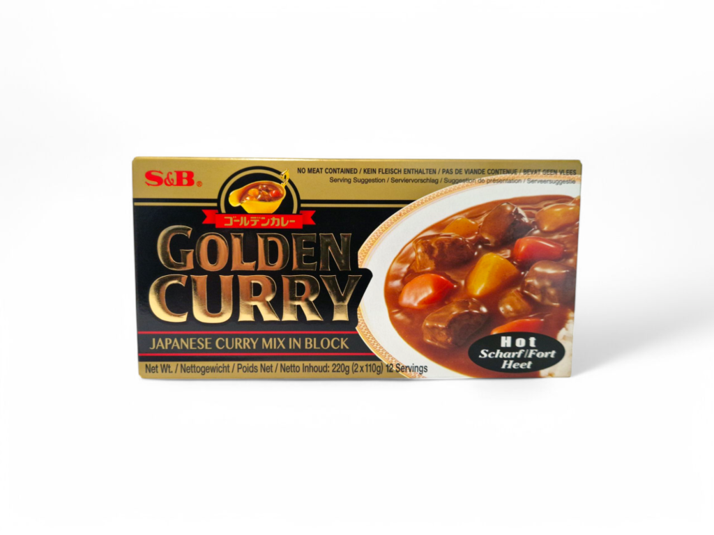 Japansk Curry, SB Golden Curry HOT 220g