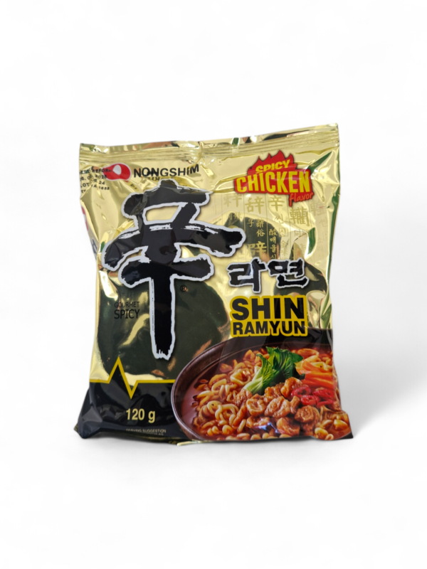 Spicy Chicken, Ramen nudlar, Nongshim 120g