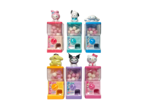 Sanrio Mini Gumball Maskin, Random färg, Sanrio, 30G