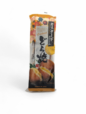 Förpackning med 5 st Dorayaki – japanska kakor med len vaniljkräm