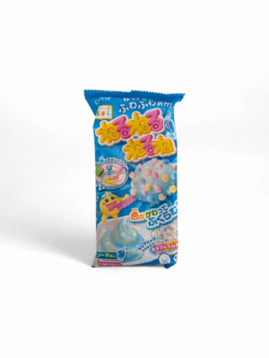 Förpackning för Kracie Fuwa Fuwa Neruneru Soda, ett japanskt DIY-godis-kit med sodasmak.