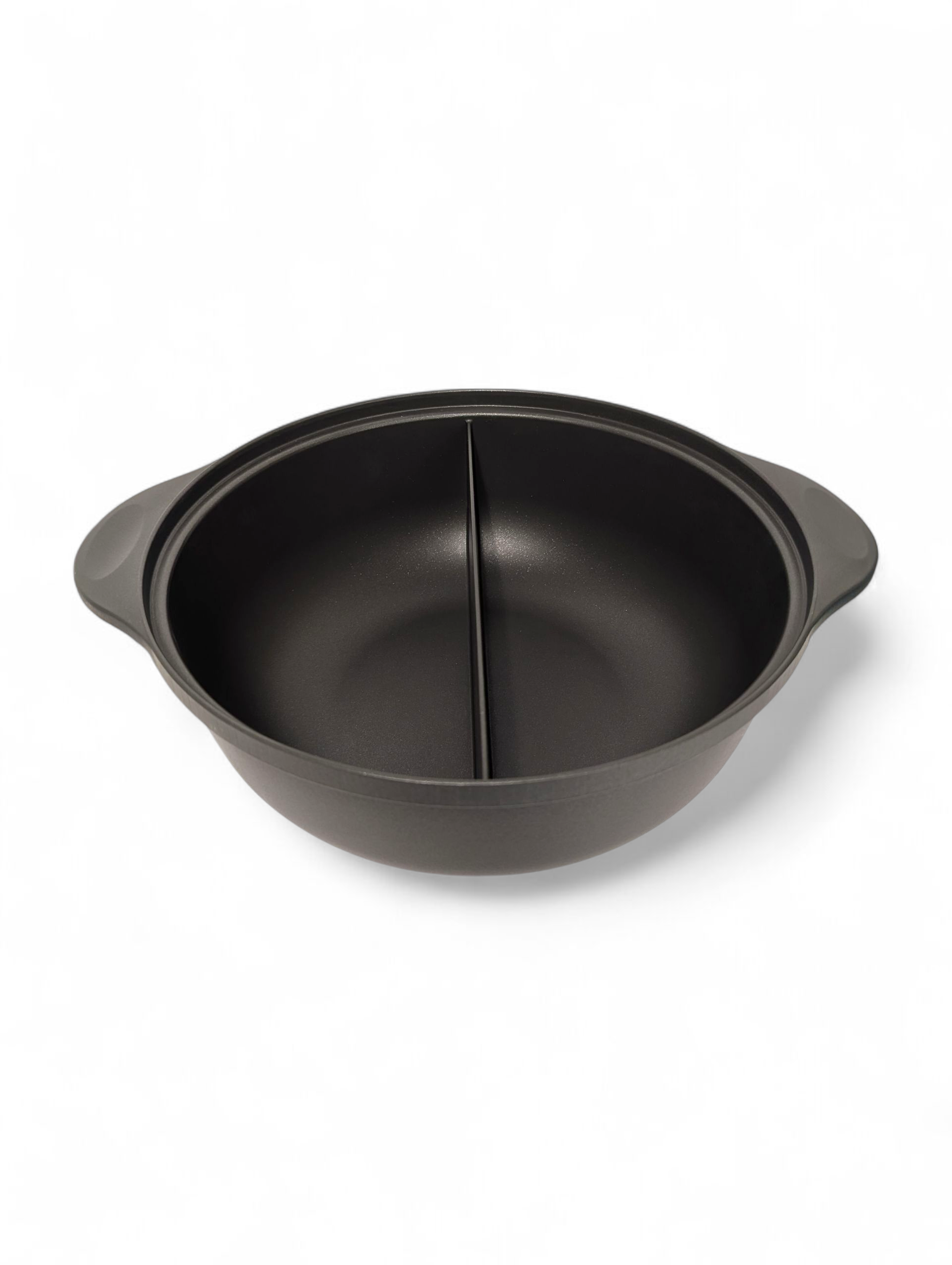 Japansk hot pot kastrull med lock och avdelare