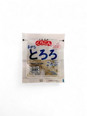 Förpackning med Tororo kombu – japansk strimlad kelp tång