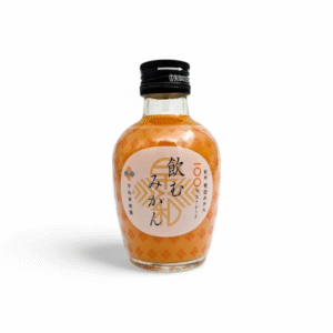 Flaska med 100% japansk mikanjuice från Wakayama, 180 ml
