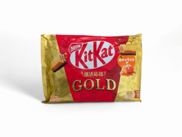 KitKat Gold Salted Caramel – japansk choklad med smak av salt karamell