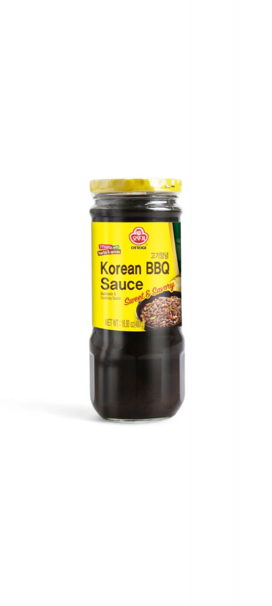 Ottogi Korean BBQ Sauce Sweet & Savory flaska 480g