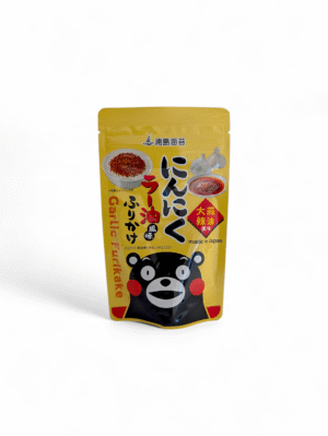 Garlic Rayu Furikake påse med Kumamon-design