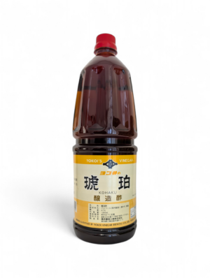 Flaska med Yokoi’s Kohaku japansk risvinäger 1,8 liter