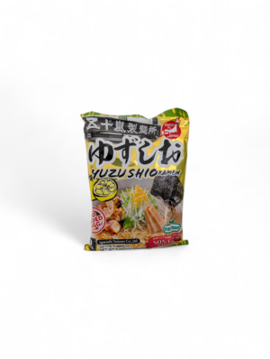 Förpackning med Yuzu Shio Ramen från Japan