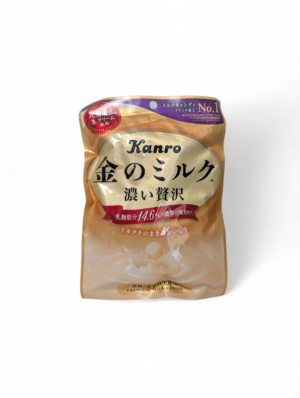 Påse med Kanro japanska mjölkkarameller med Hokkaido-grädde