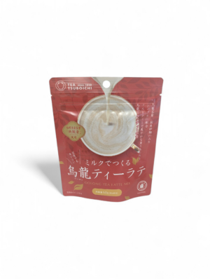 Japansk oolong tea latte mix från Tsuboichi i röd förpackning