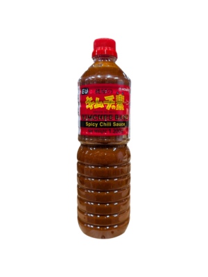 Flaska med Momoya Kimchee Base Spicy Chili Sauce 1,2 kg