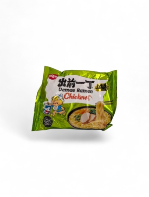 Nissin Demae Ramen Chicken japanska snabbnudlar med kycklingsmak 100 g
