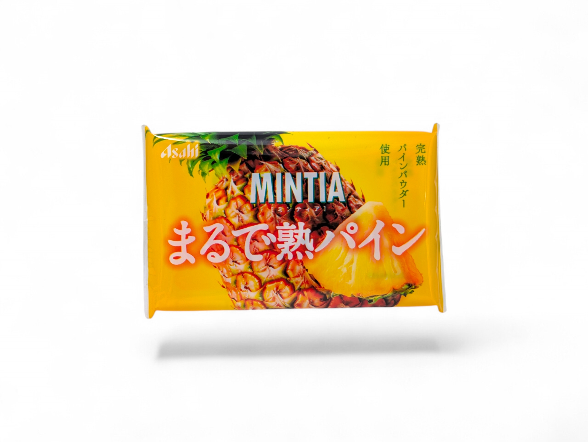 Japanska Mintia pastiller från Asahi med smak av mogen ananas