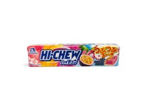 Morinaga Hi-Chew Tropical Mix med guava, passionsfrukt och drakfrukt