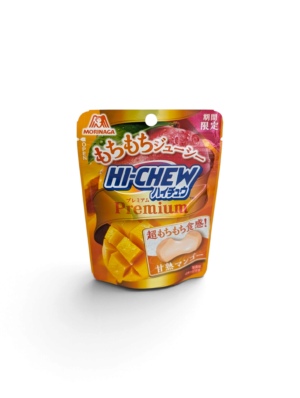 Morinaga HI-CHEW Premium Mango 32g japanskt mangogodis