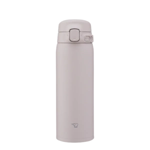 Zojirushi SU-BA48 termosflaska 0,48 L i färgen Soft Greige med säkerhetsspärr och smidigt lock